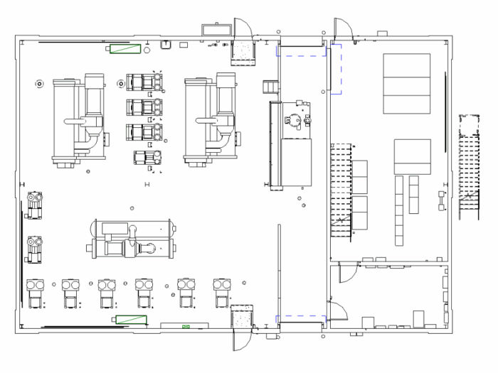 Equipment layouts