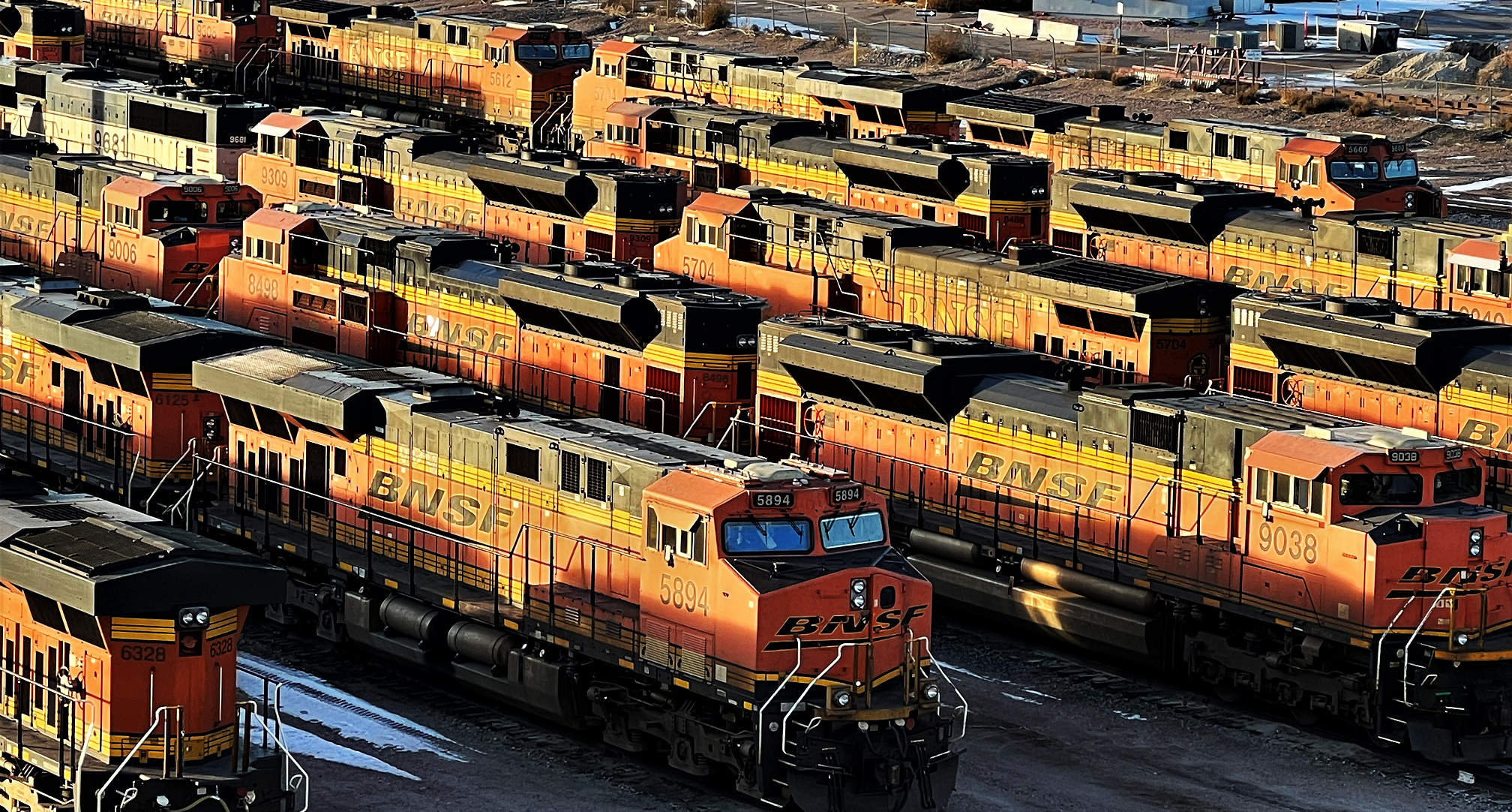 Inside the BNSF Alliance facility — one of the largest heavy rail maintenance shops in North America.