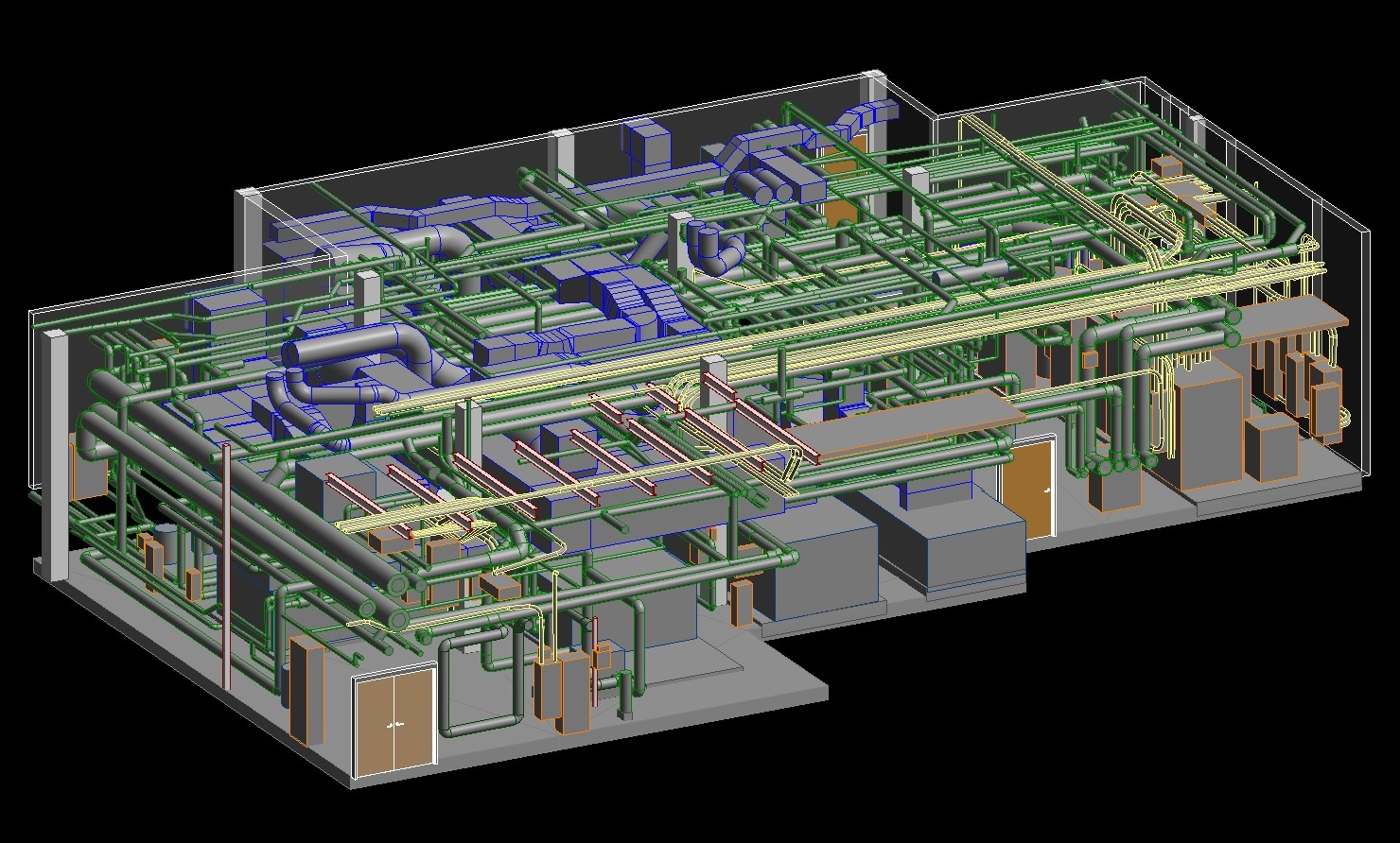 Bryan Medical Center air handling Revit model