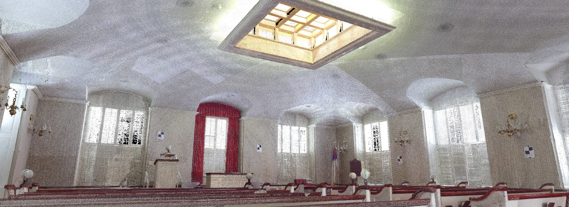 interior chapel laser scan