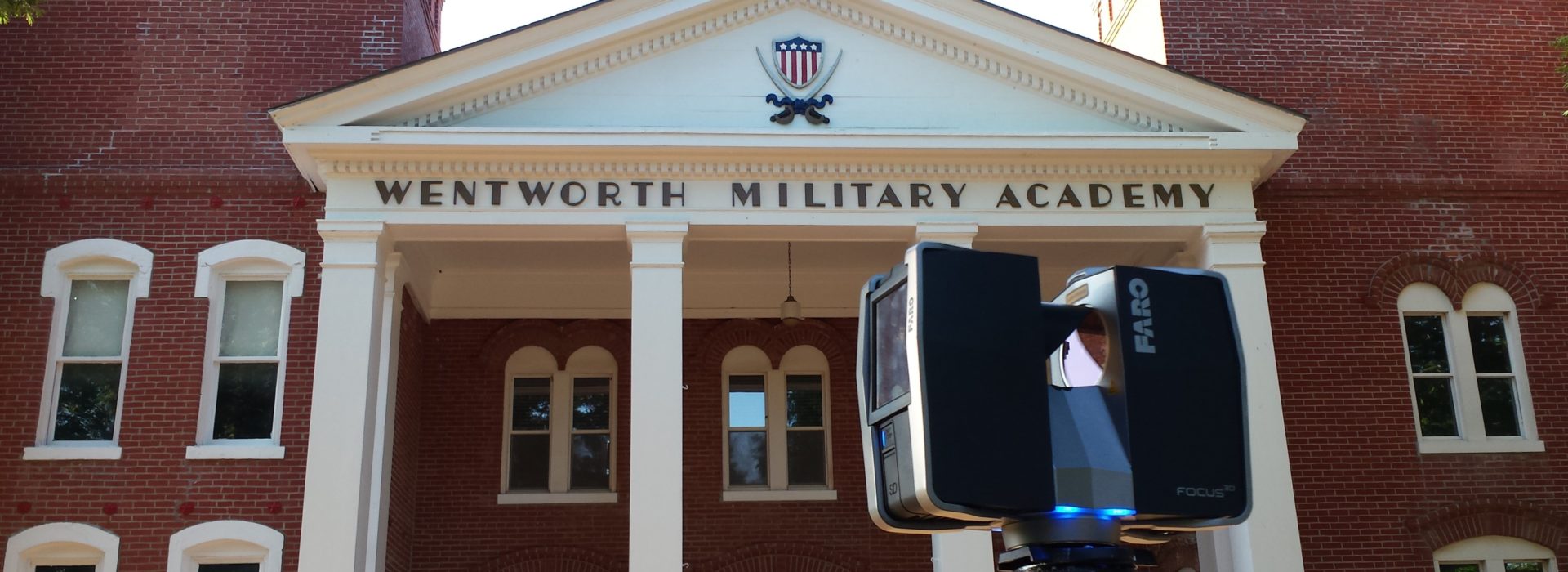 laser scanning Wentworth Military Academy Building